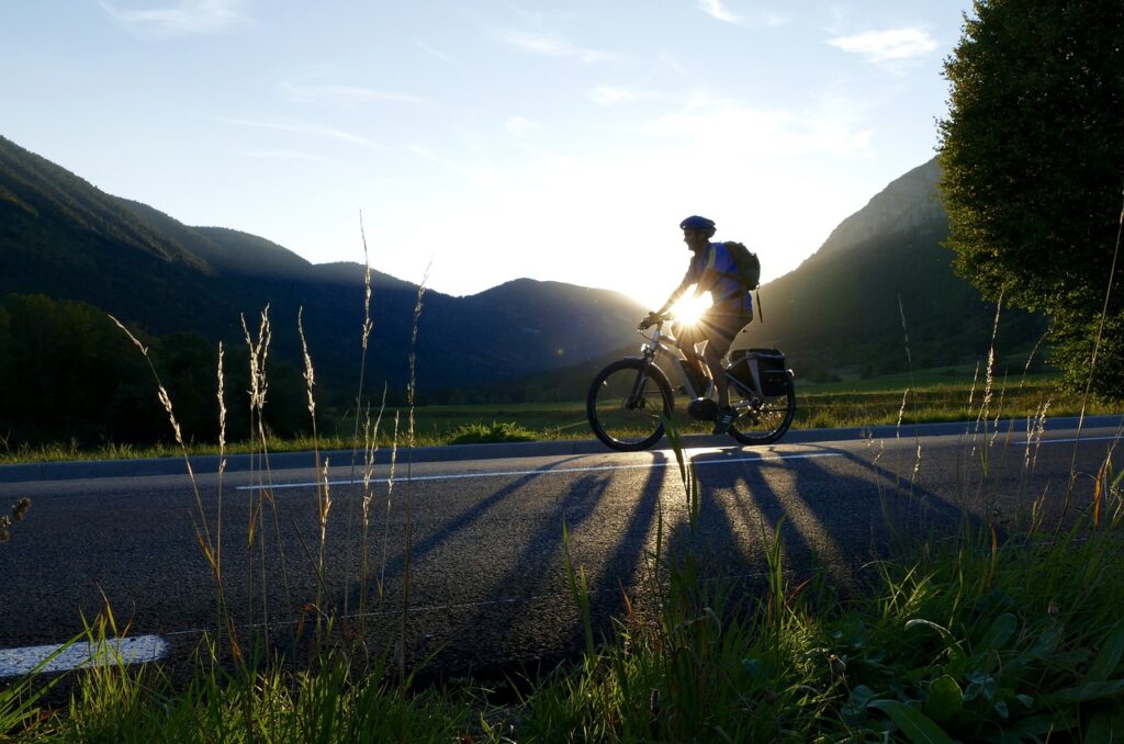 bike, electric, setting